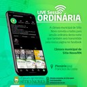 LIVE SESSÃO ORDINÁRIA